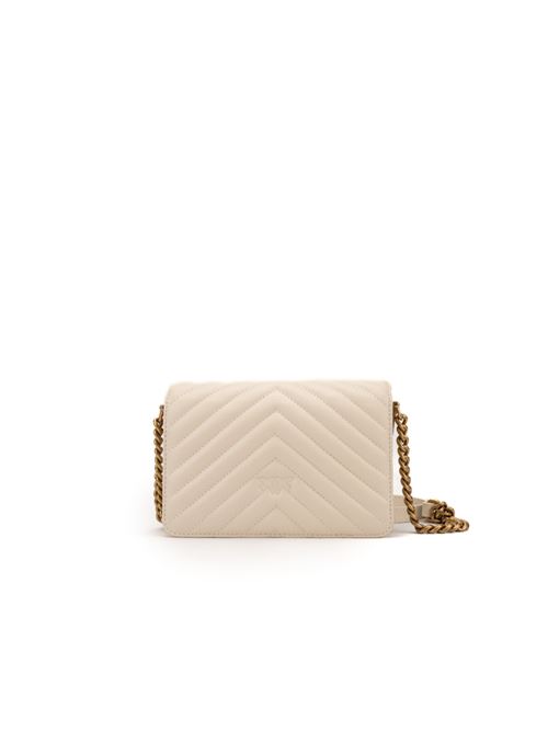 Borsa Mini Love Click Chevron Bianco PINKO | 100067 A0GKZ14Q